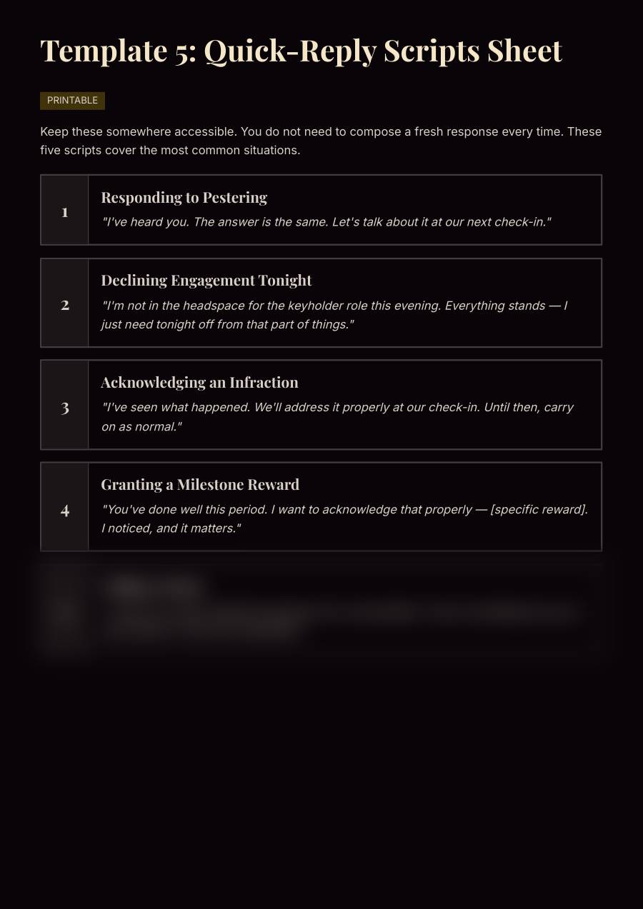 The Keyholder's Handbook + Checklist Pack, preview page 2 of 2. The lower part of the page is blurred.