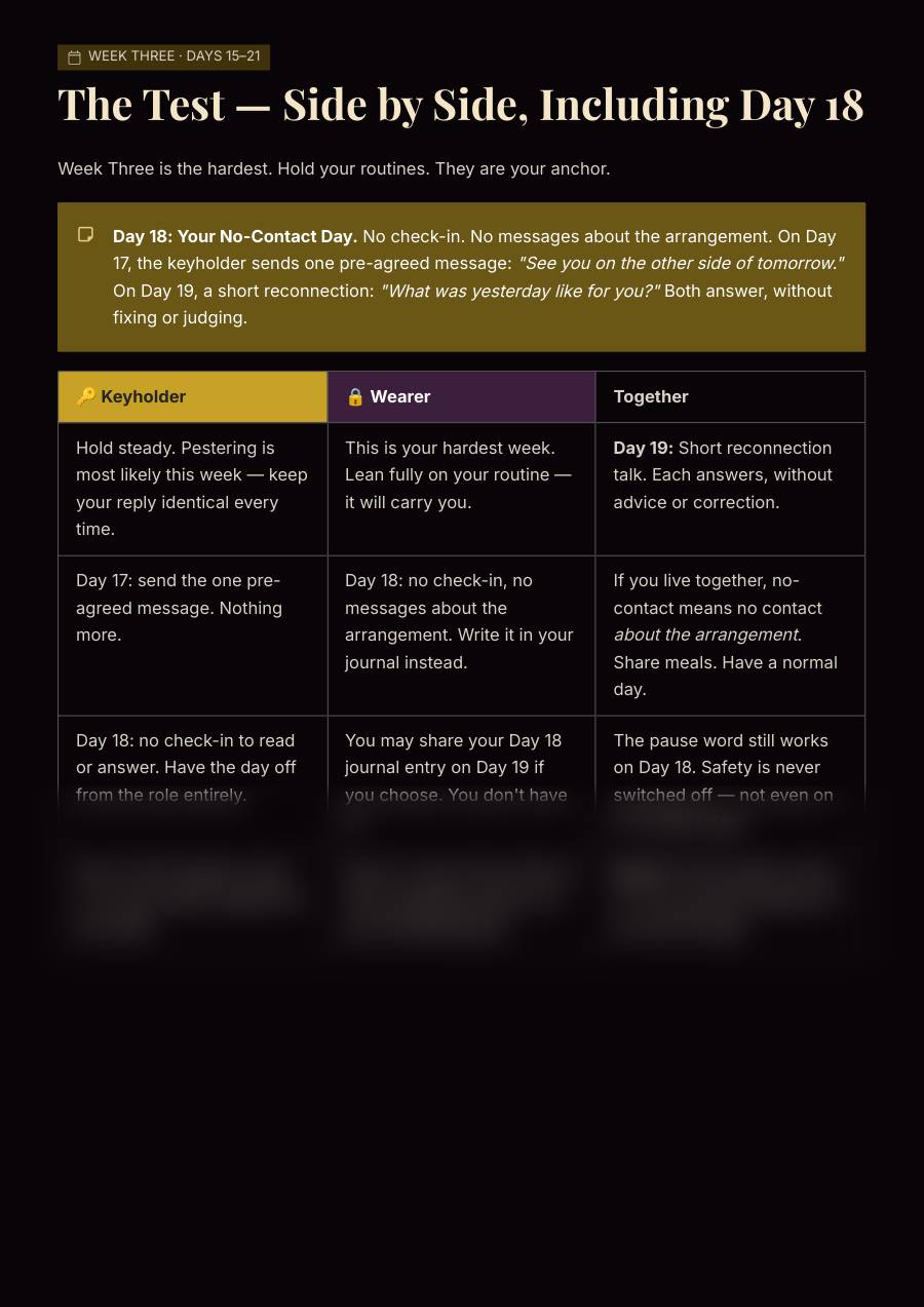 Locktober for Couples, preview page 2 of 2. The lower part of the page is blurred.