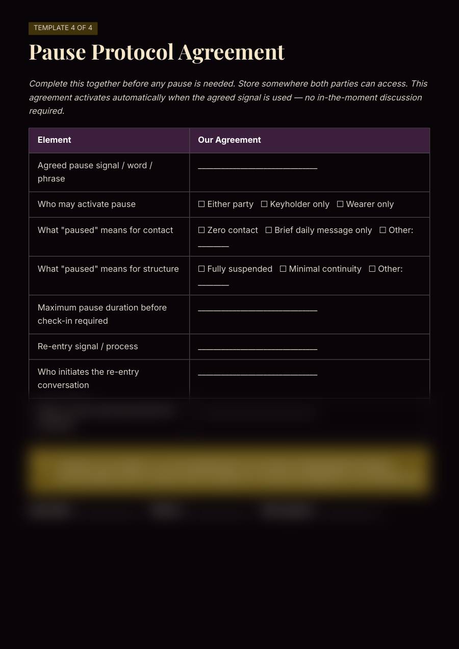 Long-Term Keyholding: 90 Days and Beyond, preview page 2 of 2. The lower part of the page is blurred.